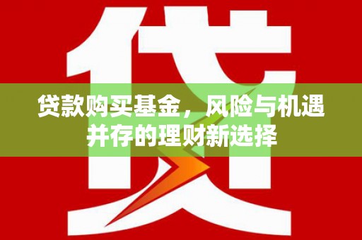 蒙山贷款购买基金，风险与机遇并存的理财新选择