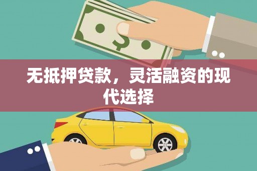 蒙山无抵押贷款，灵活融资的现代选择
