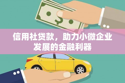 蒙山信用社贷款，助力小微企业发展的金融利器